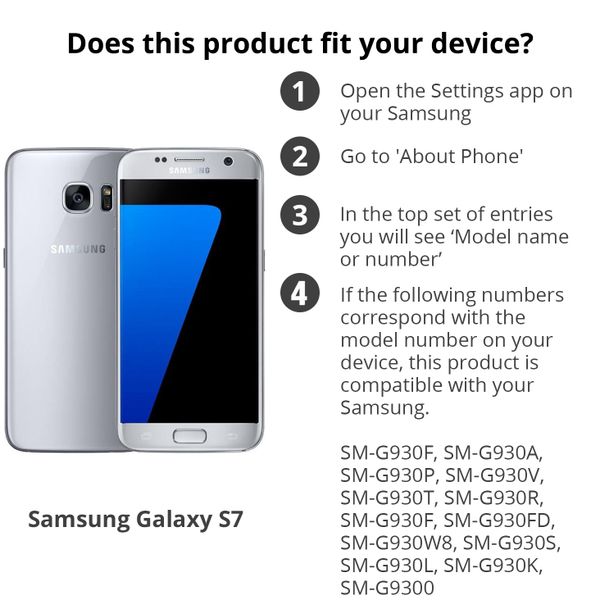 Accezz Wallet TPU Klapphülle Samsung Galaxy S7 - Schwarz