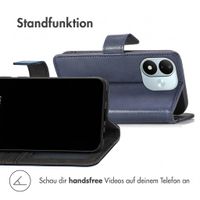 imoshion Luxuriöse Klapphülle Xiaomi Redmi Note 17 (5G) - Dunkelblau