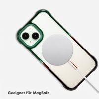 Selencia Gradient MagSafe Back Cover Apple iPhone 15 - Grün / Braun