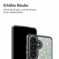 imoshion Design Hülle Samsung Galaxy S26 - Smoke Green Flowers