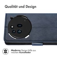 imoshion Luxuriöse Klapphülle Nothing Phone (3a) Pro - Dunkelblau