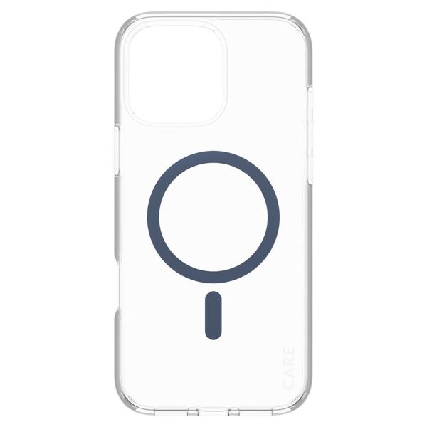 CARE by PanzerGlass Urban Combat Case MagSafe für das iPhone 16 Pro Max - Transparent / Blau