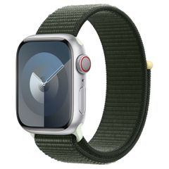 Apple Sport Loop Armband für das  Apple Watch Series 1 t/m 9 / SE (38/40/41 mm) | Series 10 / 11 (42 mm) - Cypress