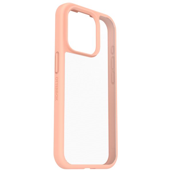 OtterBox React Backcover für das iPhone 15 Pro - Transparent / Peach