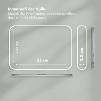 Selencia Puffy Laptop Hülle 15-16 Zoll - Laptop Sleeve - Sage Green