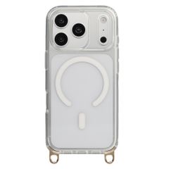 Selencia Rivièra MagSafe Backcover mit abnehmbarem Haken Apple iPhone 18 Pro / 17 Pro - Transparent