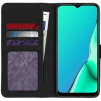 imoshion Luxuriöse Klapphülle Oppo A5 (2020) / A9 (2020) - Schwarz