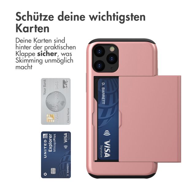 imoshion Backcover mit Kartenfach für das iPhone 11 Pro - Rose Gold