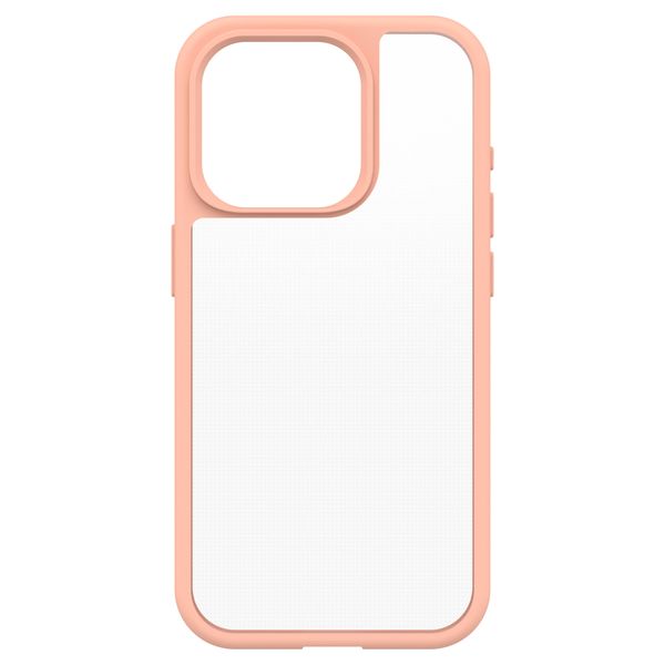 OtterBox React Backcover für das iPhone 15 Pro - Transparent / Peach