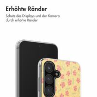 imoshion Design Hülle Samsung Galaxy S24 FE - Sunny Yellow Petite Flowers