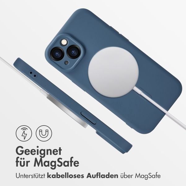imoshion Color Back Cover mit MagSafe Apple iPhone 15 - Dunkelblau