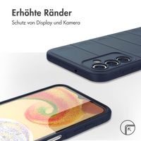 imoshion EasyGrip Back Cover für das Samsung Galaxy A14 (5G/4G) - Dunkelblau