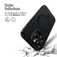 Accezz Rugged Frosted Back Cover mit MagSafe Apple iPhone 14 Pro - Schwarz