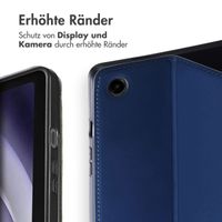 Accezz Classic Klapphülle Samsung Galaxy Tab A9 Plus - Dunkelblau