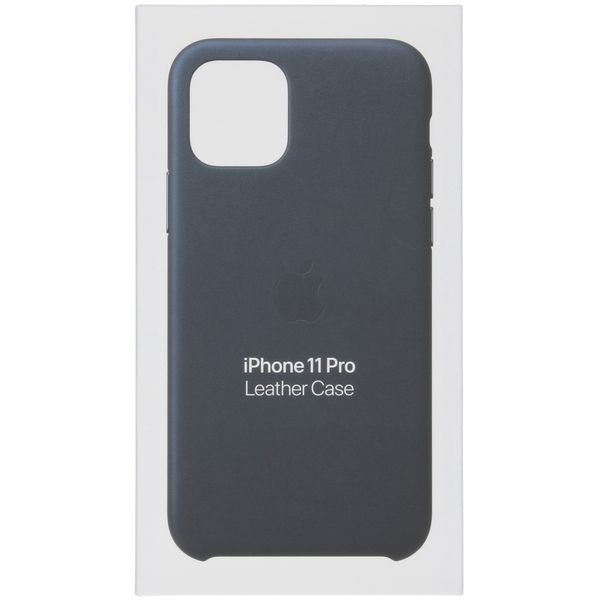 Apple Leder-Case Midnight Blue für das Apple iPhone 11 Pro