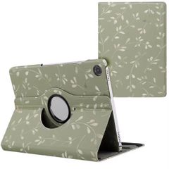 imoshion 360° drehbare Design Klapphülle Samsung Galaxy Tab A9 Plus - Green Flowers