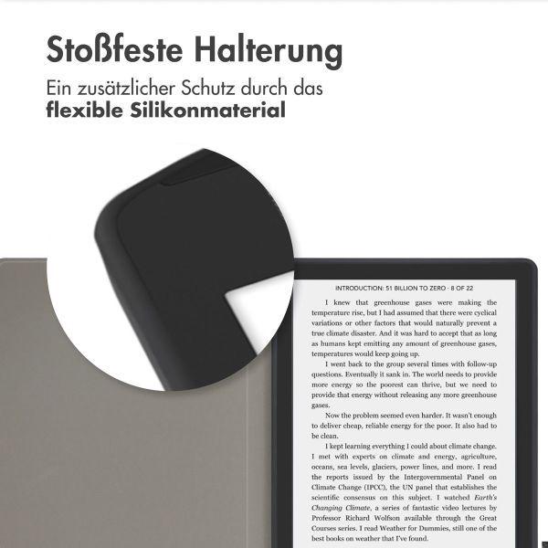 imoshion Design Slim Soft Case Sleepcover Pocketbook Verse / Verse Pro / Verse Pro Color / Vivlio Light / Light HD - Black Marble