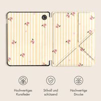 imoshion Design Klappbare Klapphülle Kobo Libra Colour - Garden Stripes