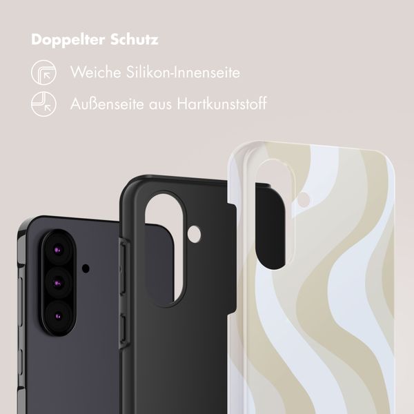 Selencia Vivid Back Cover Samsung Galaxy A36 / A56 - Desert Waves Beige