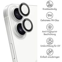 imoshion 2er-Pack Objektivschutz für Kamera für das Apple iPhone 16 / 16 Plus - Weiß