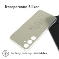 imoshion Design Hülle Samsung Galaxy S24 Plus - Floral Green