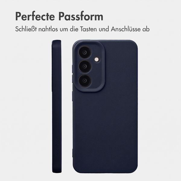 imoshion Texture Backcover Samsung Galaxy S25 - Dunkelblau