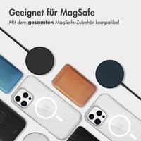 imoshion Sparkle Back Cover mit MagSafe für das Apple iPhone 16 Pro - Glitzer Transparent