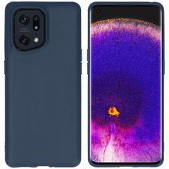 imoshion Color TPU Hülle für das Oppo Find X5 5G - Dunkelblau