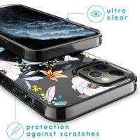 imoshion Design Hülle Apple iPhone 12 (Pro) - Blume - Weiß
