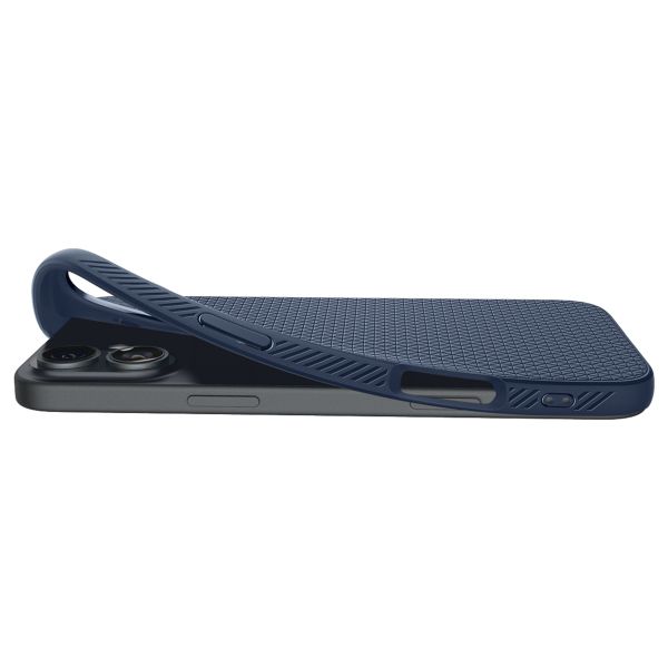 Spigen Liquid Air™ Case für das Apple iPhone 16 - Navy Blue