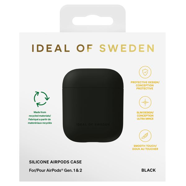 iDeal of Sweden Silicone Case Apple Airpods 1 / 2 - Schwarz