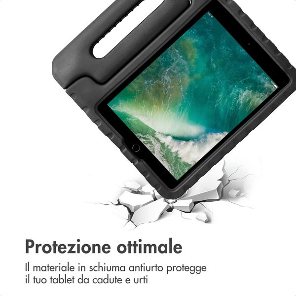 imoshion Schutzhülle mit Handgriff kindersicher Apple iPad 6 (2018) 9.7 Zoll / iPad 5 (2017) 9.7 Zoll - Schwarz