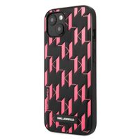 Karl Lagerfeld Hardcase Backcover Monogram Plaque für das iPhone 13 - Rosa