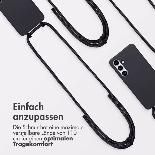 imoshion Color Backcover mit abtrennbarem Band MagSafe für das Samsung Galaxy S24 / S25- Schwarz