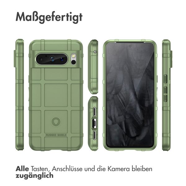 imoshion Rugged Shield Backcover Google Pixel 8 Pro - Dunkelgrün