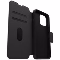OtterBox ﻿Strada-Klapphülle MagSafe für das Apple iPhone 15 Pro Max - Schwarz
