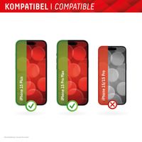 Displex Bildschirmschutzfolie Real Glass Full Cover für das iPhone 15 Plus / 15 Pro Max