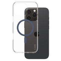 CARE by PanzerGlass Urban Combat Case MagSafe für das Apple iPhone 16 Pro Max - Transparent / Blau