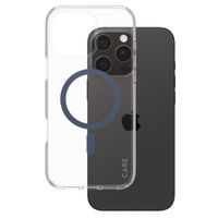 CARE by PanzerGlass Urban Combat Case MagSafe für das iPhone 16 Pro Max - Transparent / Blau