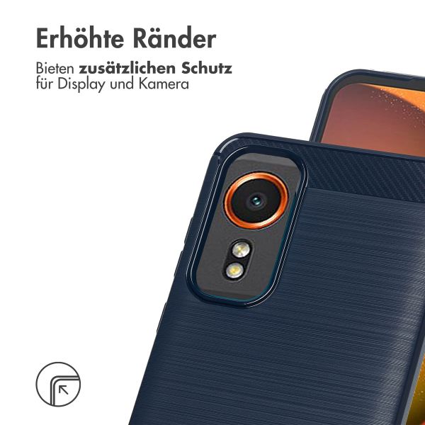 imoshion Brushed Back Cover Samsung Galaxy Xcover 7 - Dunkelblau