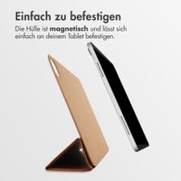 Accezz Leder Trifold Klaphülle Apple iPad Pro 11 (2025) M5 / (2024) M4 - Cognac
