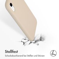 Accezz Liquid Silikoncase Apple iPhone Xr - Stone