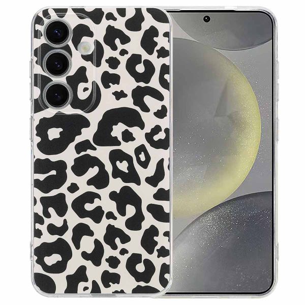 imoshion Design Hülle Samsung Galaxy S25 - Leopard Transparent