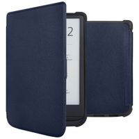 imoshion Slim Soft Case Klapphülle Pocketbook Touch Lux 5 / HD 3 / Basic Lux 4 / Vivlio Lux 5 - Dunkelblau