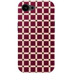 Selencia Vivid Rückabdeckung mit MagSafe Apple iPhone 17e / 16e - Check This Burgundy