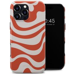 Selencia Vivid Tough Back Cover MagSafe für das iPhone 16 Pro Max - Dream Swirl Orange