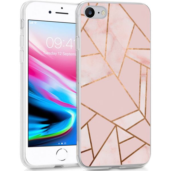 imoshion Design Hülle für das iPhone SE (2022 / 2020) / 8 / 7 / 6s - Pink Graphic