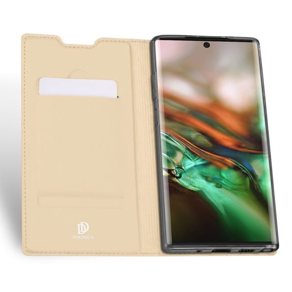 Dux Ducis Slim TPU Klapphülle Gold Samsung Galaxy Note 10