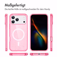 imoshion Sparkle Back Cover mit MagSafe Apple iPhone 17 Pro - Rosa