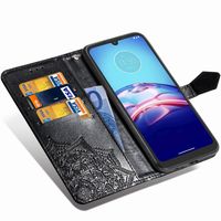 Mandala Klapphülle Motorola Moto E6s - Schwarz